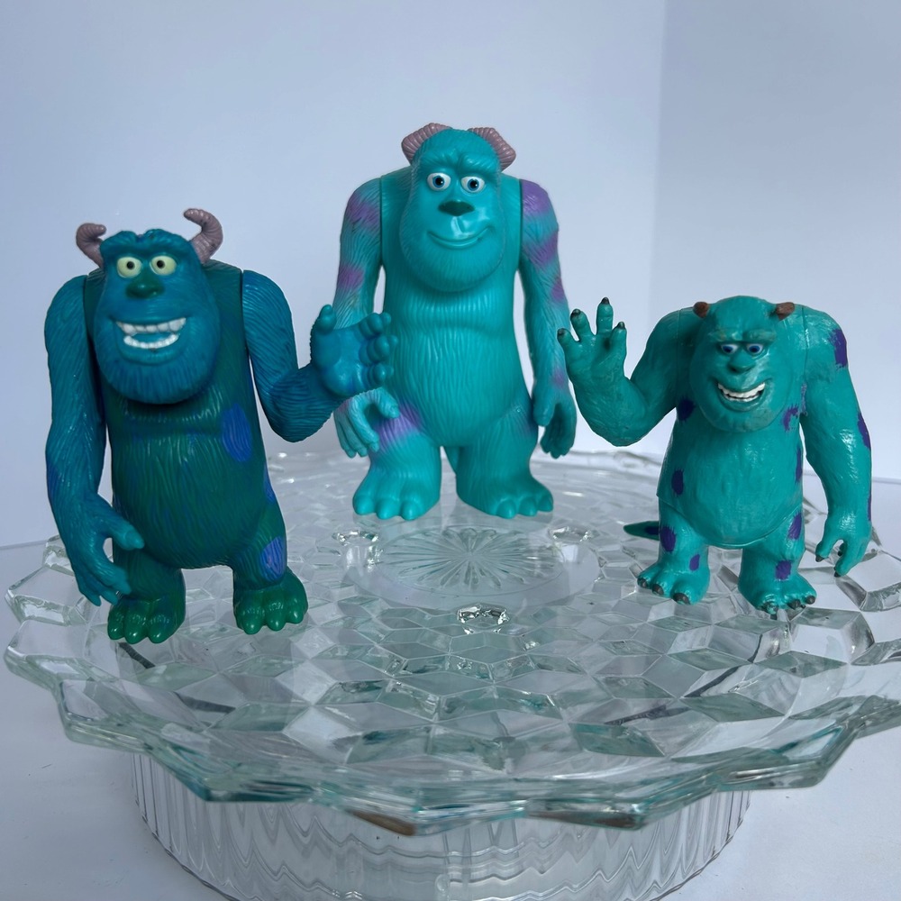 Disney Pixar Monsters Inc Sulley Figure Toy‎  3 pack